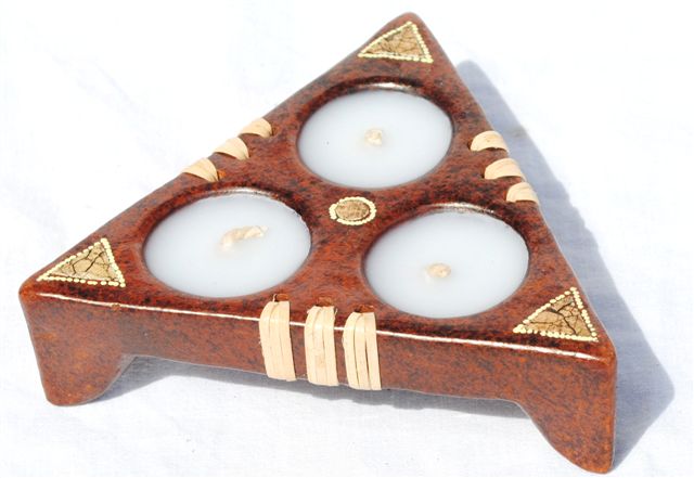 9961410 Candle holder triangle